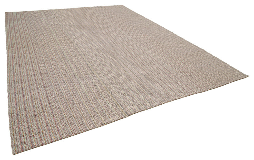 Rug N Carpet - Hand-knotted Turkish 10' 6'' x 13' 8'' Decorative Wool Kilim Rug