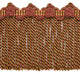Bullion fringe Trim with Scroll & Rosette Header, Color# LX08 [Sold By The Yard]