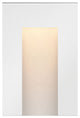 Hinkley Taper Landscape Light, Satin White, Vertical Deck Sconce