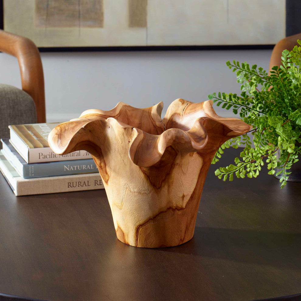 Uttermost Teak Flow Natural Outdoor Bowl