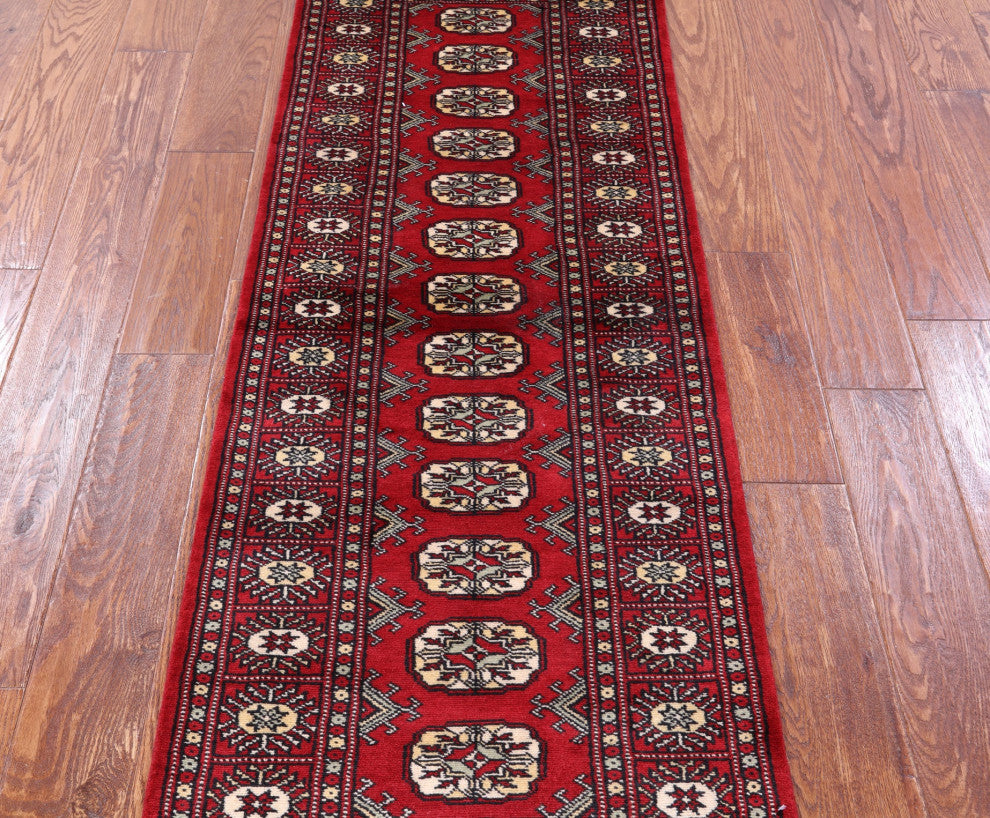 Runner Silky Bokhara Handmade Wool Rug 2' 0" X 5' 10" - Q13832