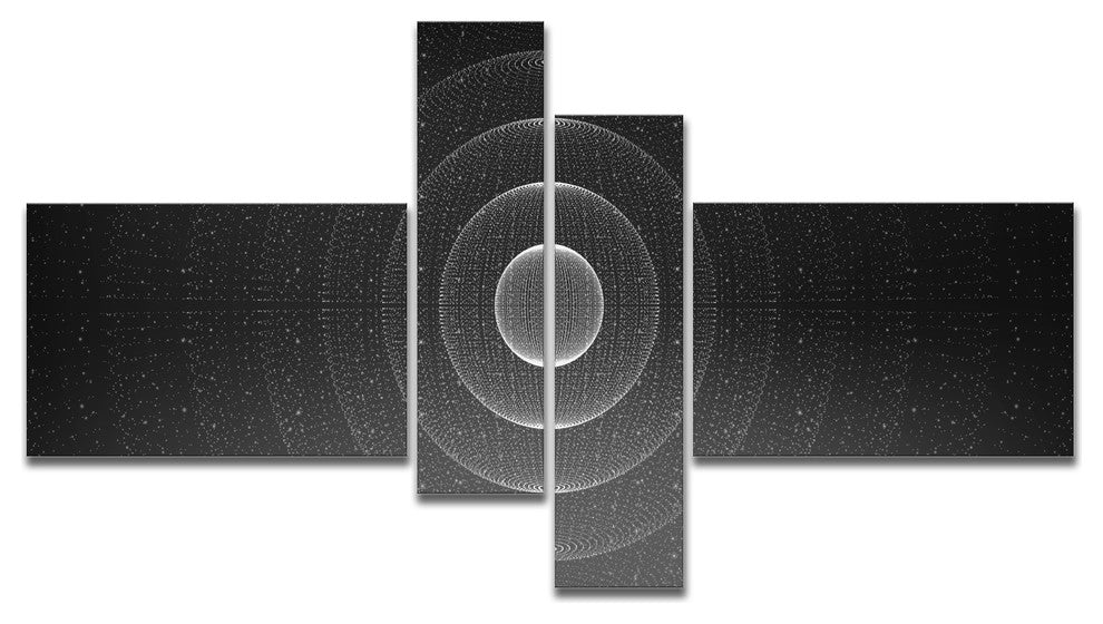 Vector Interstellar Space Background Abstract Wall Canvas 60