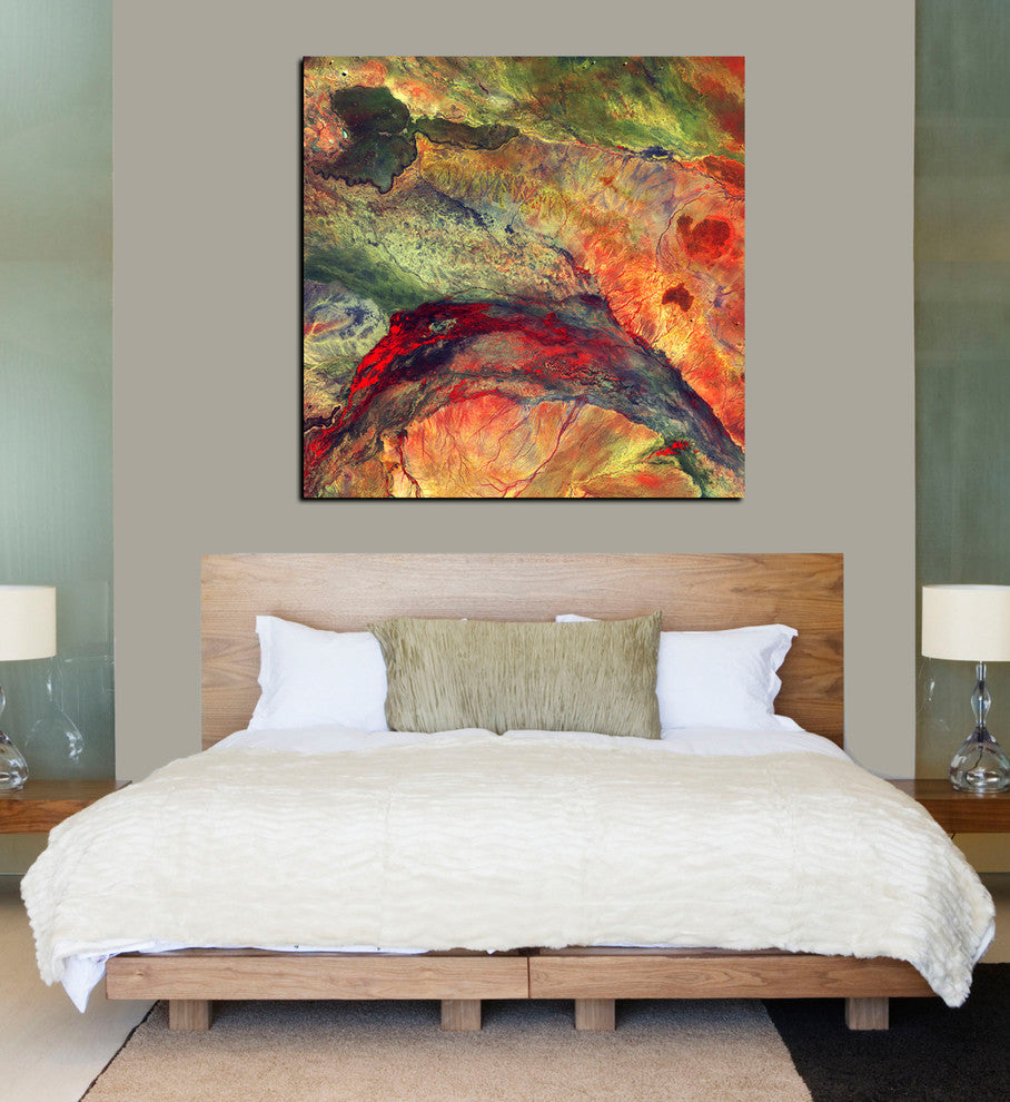 Epic Graffiti "Earth As Art: The Lorian Swamp" Giclee Canvas Wall Art, 26"x26"