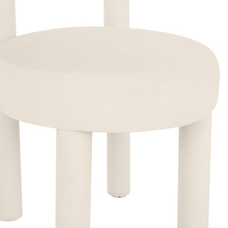 Carmel Dining Chair, Cream Velvet