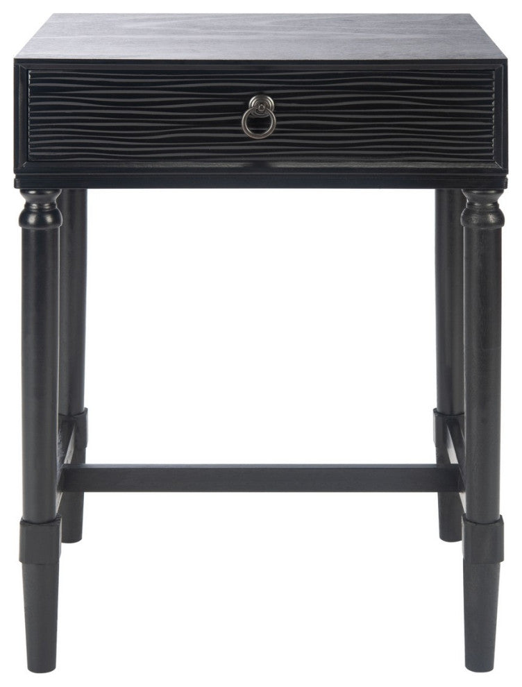 Safavieh Mabel 1 Drawer Accent Table, Black