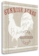 "Farm Linen Rooster" By Sue Schlabach, Giclee Print on Gallery Wrap Canvas