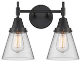 INNOVATIONS LIGHTING 447-2W-BK-G62-LED Caden 2 Light 17 inch Bath Vanity Light