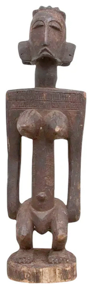 Antique Finely Carved Yoruba Statue