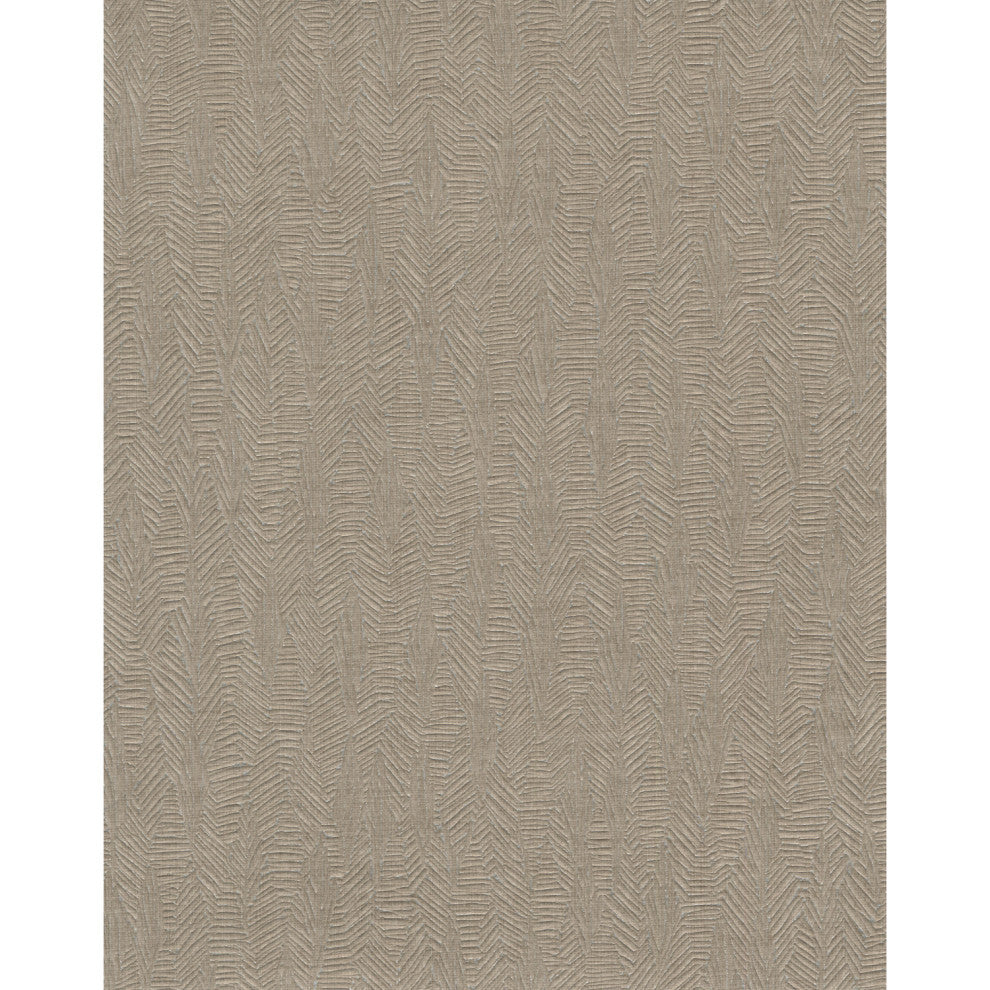 Light Brown Metallic Brilliant Partridge Wallpaper
