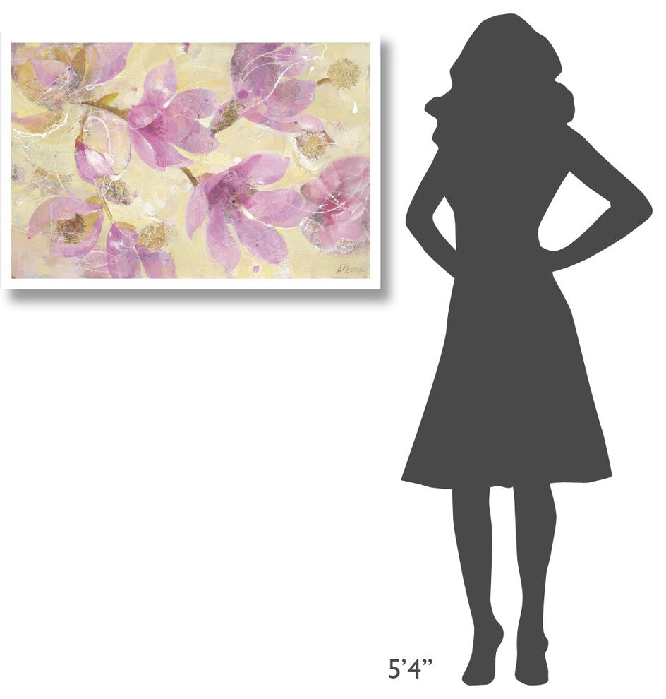 "Magnolias in Bloom" Digital Paper Print by Albena Hristova, 38"x26"