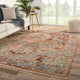 Jaipur Living Elyas Knotted Medallion Pink/Blue Area Rug, 10'x14'