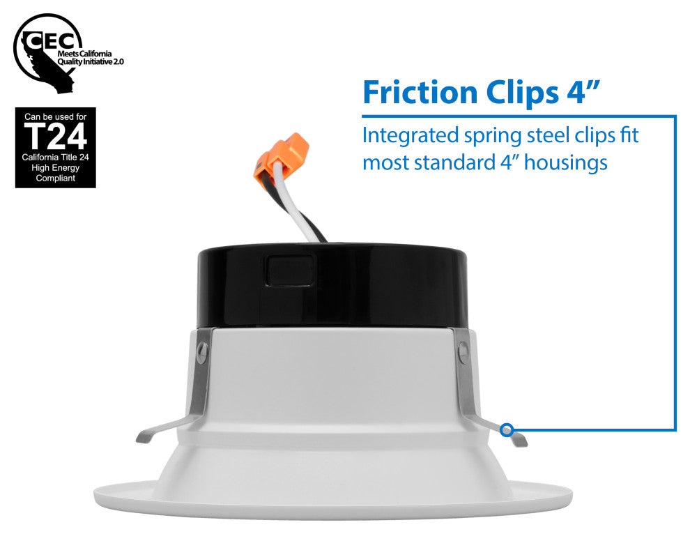 DLR4 SELECT Series 4" White LED Recessed Downlight