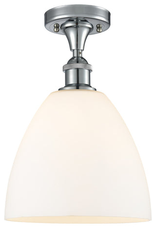 Innovations 516-1C-PC-GBD-91 1 Light Semi-Flush Mount, Polished Chrome