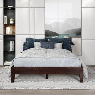 Nix Full Platform Bed, Natural