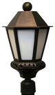 Tuscany Post Mount, Aged Silver
