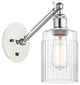 Innovations 317-1W-WPC-G342-LED 1-Light Sconce, White and Polished Chrome