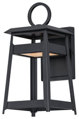 Maxim 30742 Pagoda 14" Tall LED Outdoor Wall Sconce - Black