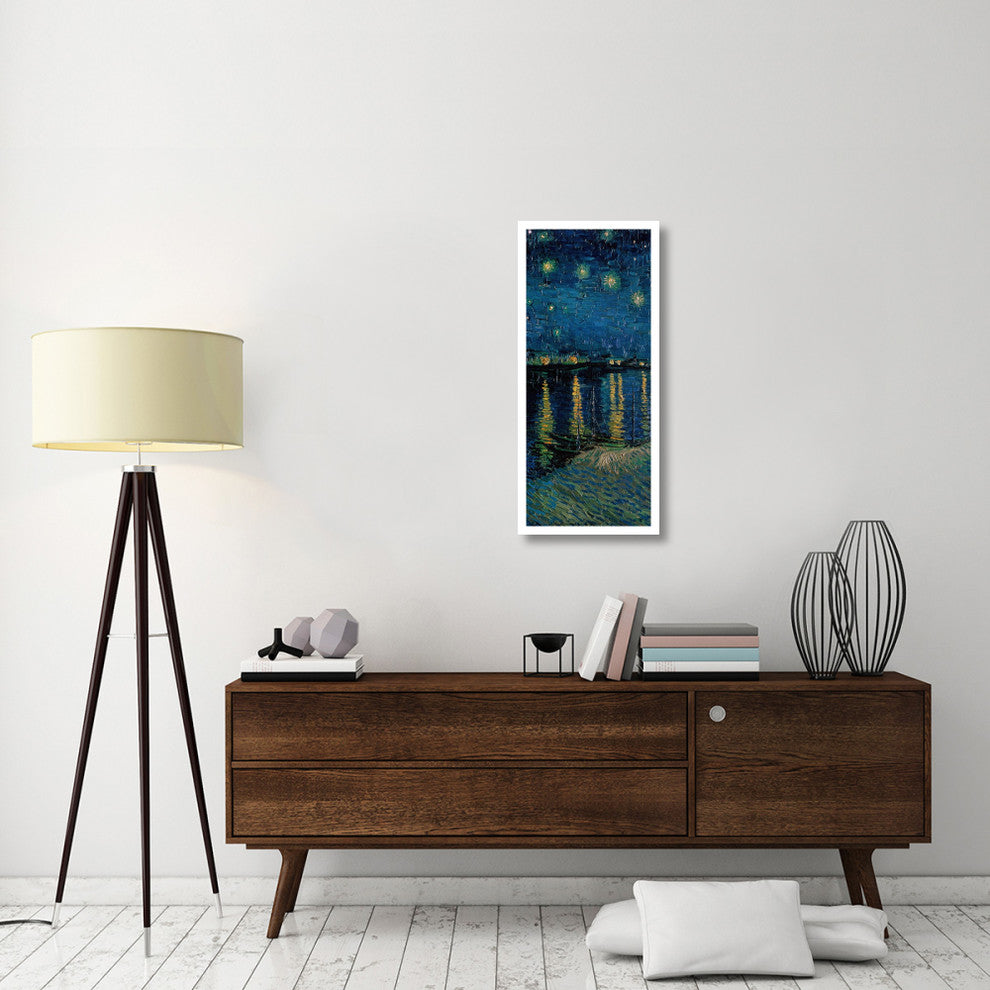 "Starlight Over the Rhone (center)" Print by Vincent van Gogh, 17"x38"