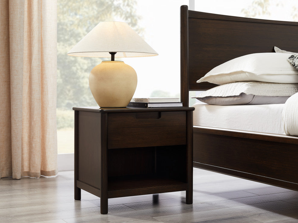 Weston Queen Bed, Black Walnut