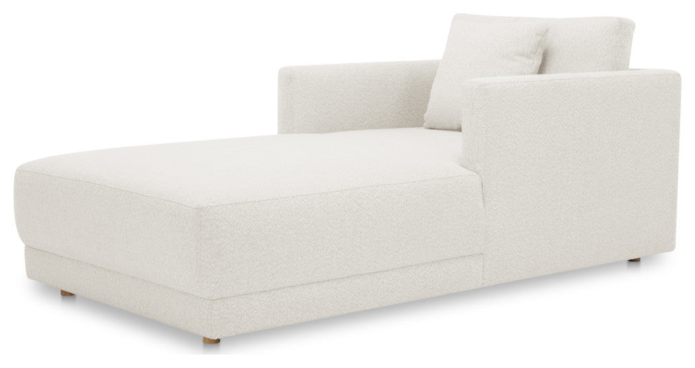Bryn Oyster Upholstery Chaise