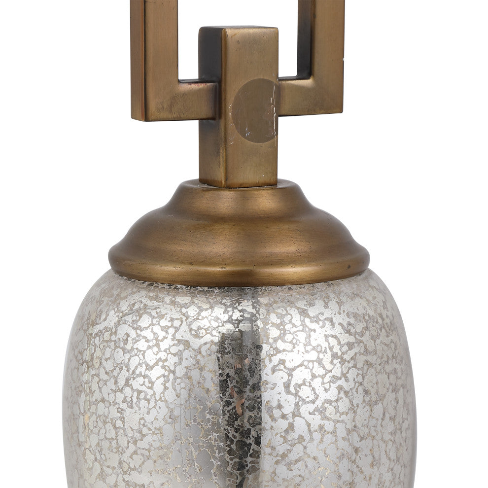Uttermost Copeland Mercury Glass Buffet Lamp, Coffee Bronze