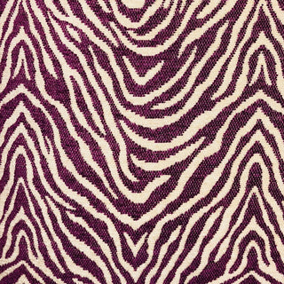 Oasis Waves Purple and Beige Luxury Throw Pillow, 20"x20"