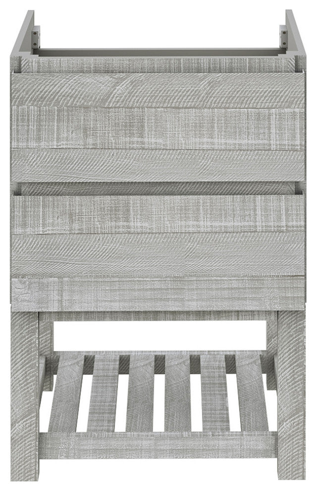Fresca Formosa Open Bottom Bathroom Cabinet, Sage Gray, 58", Cabinet Only
