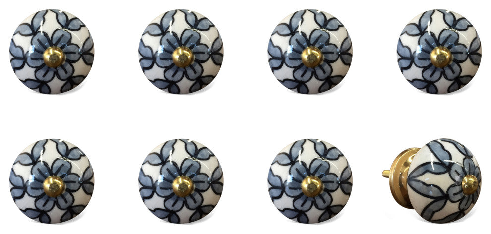 Knob-It Home Decor Classic Cabinet and Drawer Knobs, 8-Piece