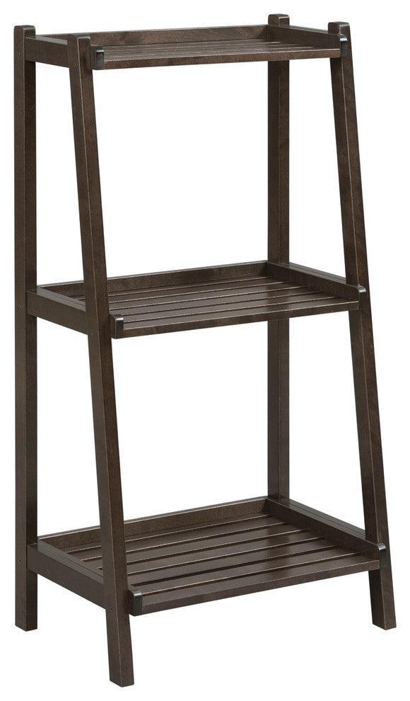 Dunnsville 3-Tier Ladder Shelf, Espresso