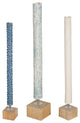 Uttermost Markira Blue Sculptures, 3-Piece Set