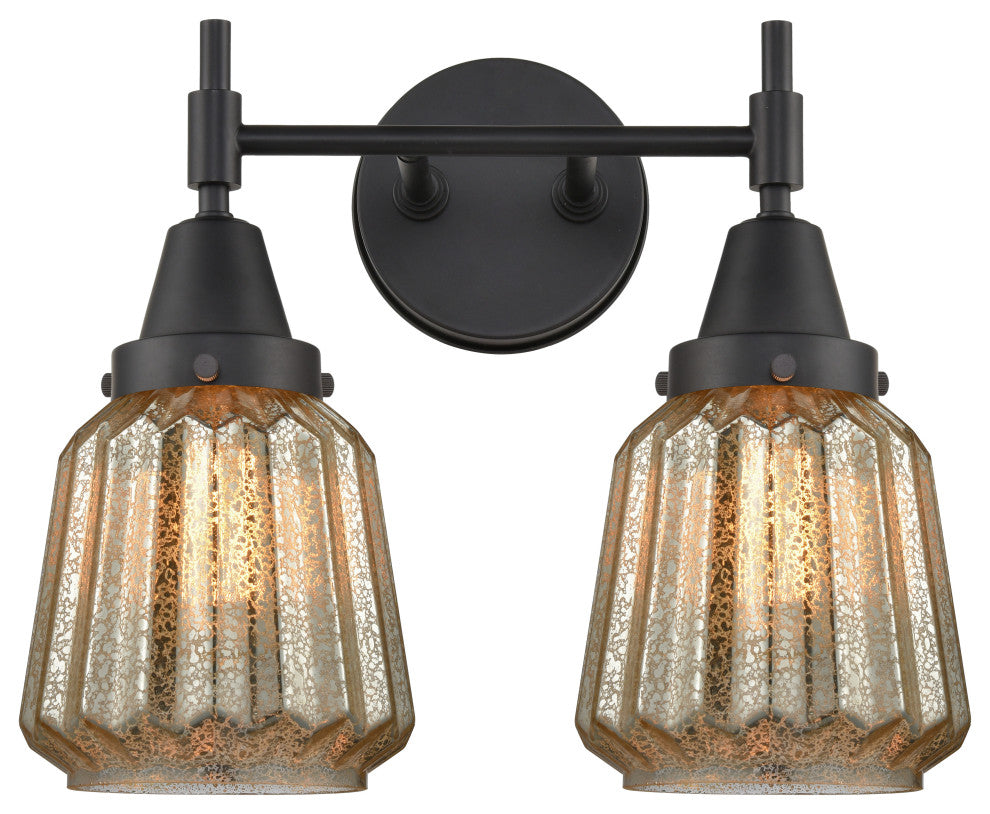 INNOVATIONS LIGHTING 447-2W-BK-G146 Caden 2 Light 17 inch Bath Vanity Light
