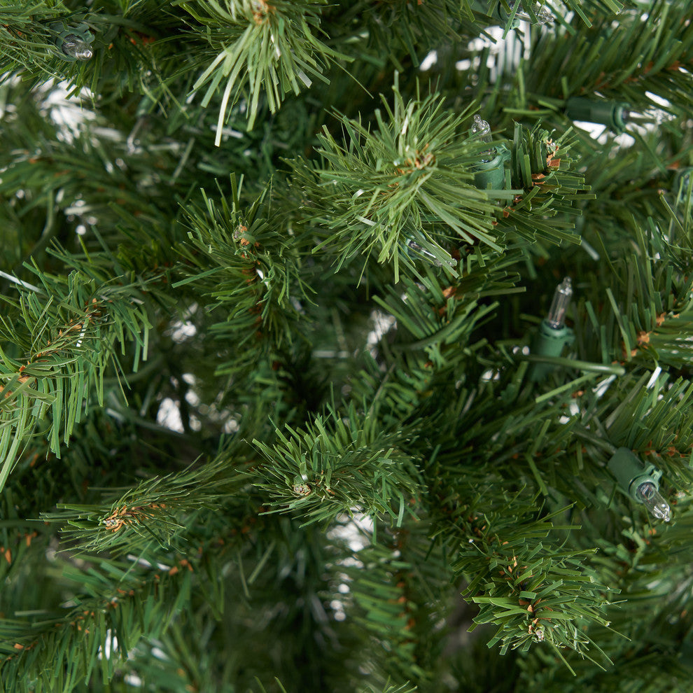 4.5' Noble Fir Artificial Christmas Tree, Pre-Lit Clear