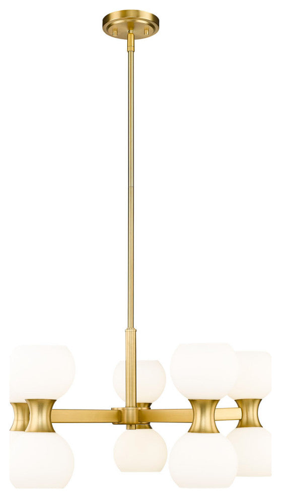 Z-Lite 494-10 Artemis 10 Light 25"W Chandelier - Modern Gold
