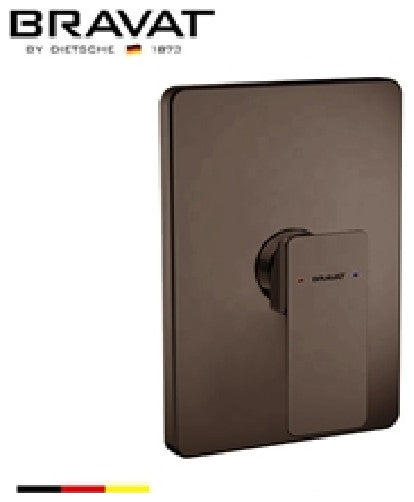 Bravat Light Oil Rubbed Bronze Wall Mounted Shower Valve Mixer