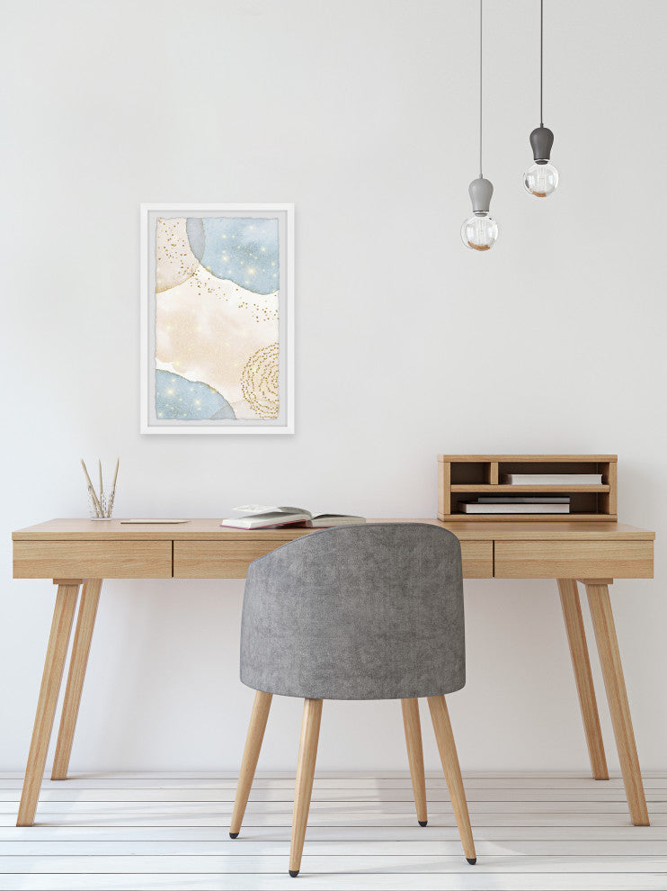 "Golden Ashes" Framed Painting Print, 8x12