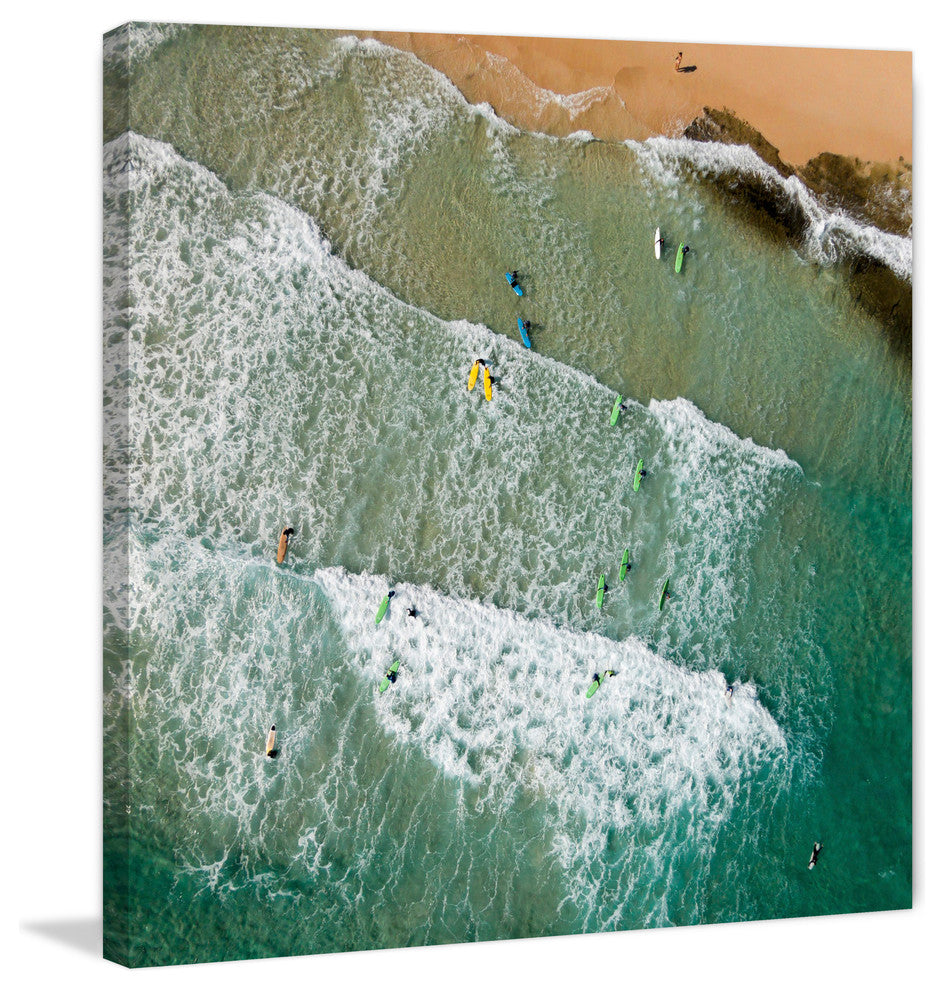 "Headed For The Surf" Print on Canvas by Karolis Janulis