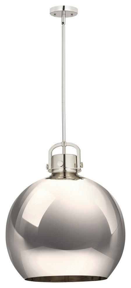 Innovations Lighting 710-1S-PN-M710-18PN-LED Sphere 1 Light 18" Pendant