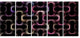 Colorful Unusual Metal Grill, Abstract Canvas Wall Art, 60"x28", 5 Panels