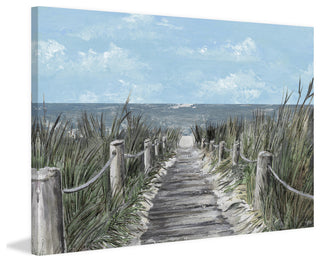 "My Favorite Path" Painting Print on Wrapped Canvas, 60x40