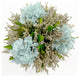 Preserved 10" Decorative Hydrangea Standing Topiary Plant Green