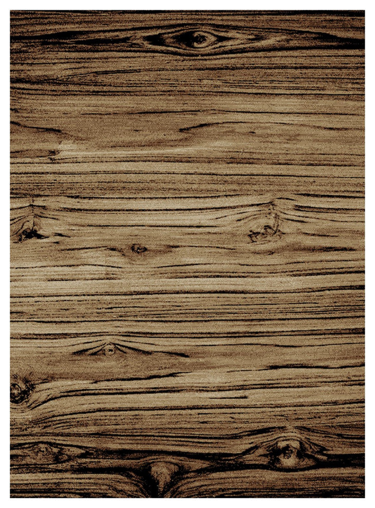 American Destination Lumberton Brown Lodge Area Rug, 2'3"x7'7"