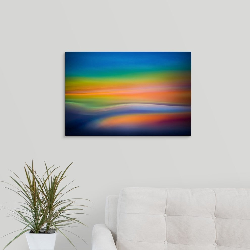 "Halcyon" Wrapped Canvas Art Print, 24"x16"x1.5"