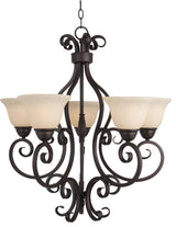 Maxim Lighting Manor 5-Light Chandelier in Oil Rubbed Bronze - 12205FIOI