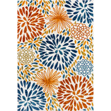 Nuloom Indoor/Outdoor Floret Boho Country and Floral Area Rug, Blue 2'x3'