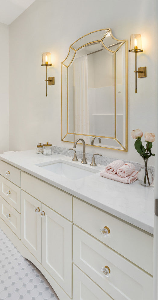 Zlite 3032-1S-RB 1-Light Wall Sconce, Clear