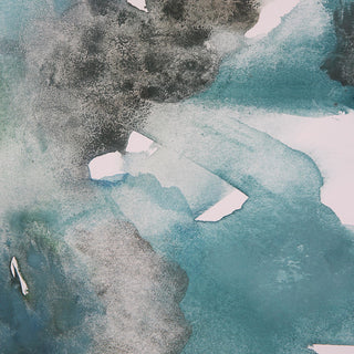 Uttermost 32291 Blueprints 40" x 27" Framed Abstract Painting - - Multicolored