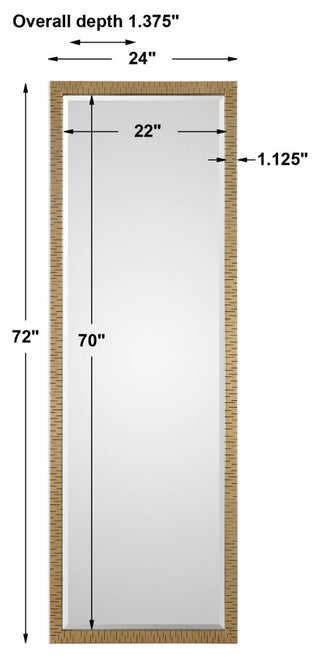 Uttermost - 09246 - Mirror - Vilmos - Metallic Gold Leaf