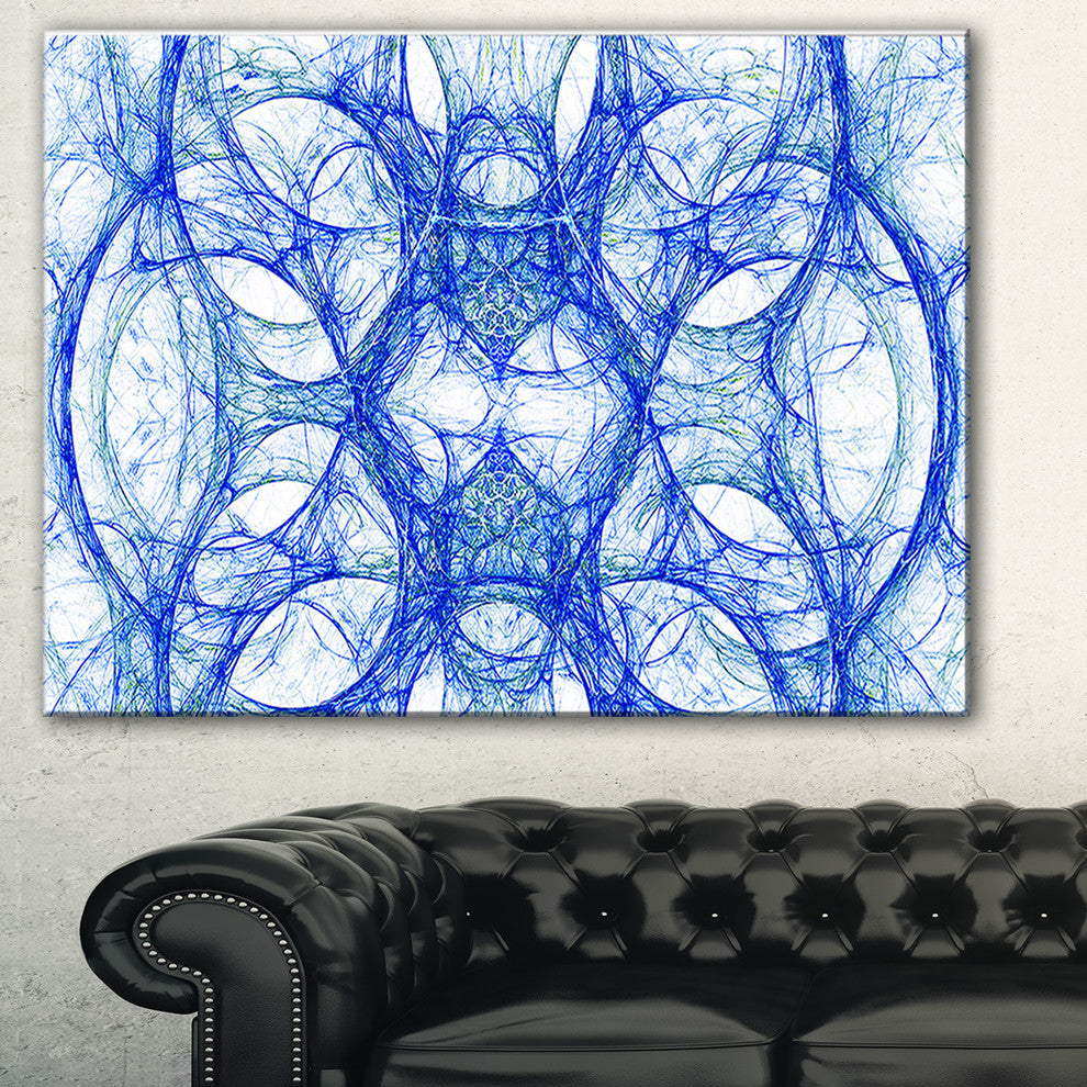 "Head of Iron Knight" Abstract Digital Art Canvas Print