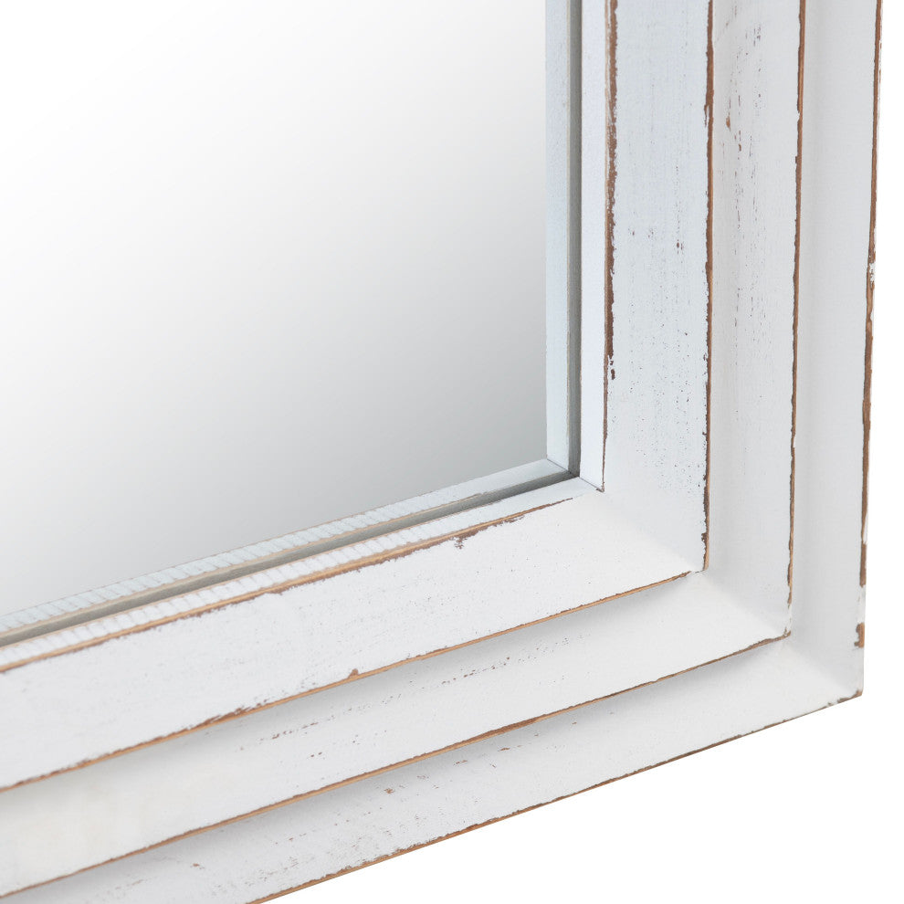 Brockport Wall Mirror, White