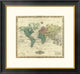 "World on Mercators Projection, 1823"  by Henry S. Tanner, 26x24"